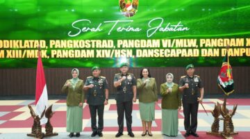 Mayjen TNI Windiyatno Resmi Nahkodai Kodam XIV/Hasanuddin