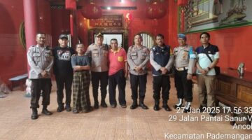 Kapolsek Pademangan Pastikan Kesiapan Vihara untuk Sambut Perayaan Imlek 2025