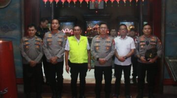 Kapolres Jakarta Utara Tinjau Kesiapan Pengamanan Vihara Satrya Dharma Jelang Imlek 2025