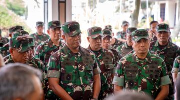 Panglima TNI dan Menhan RI Tinjau Pembangunan Fasilitas Latihan Perang Kota di Batujajar