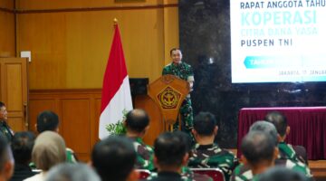 Wakapuspen TNI Buka Rapat Anggota Tahunan Koperasi Citra Dana Yasa Tahun Buku 2024