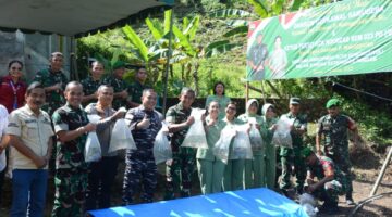 Danrem 023/KS Tebar Ribuan Benih Ikan, Dorong Ketahanan Pangan dan Perekonomian Nias