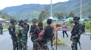 Jelang Putusan MK, Kodim 1714/PJ dan Aparat Gabungan Gencarkan Patroli untuk Cegah Konflik