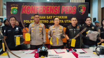 Polres Metro Jakarta Utara Bekuk Komplotan Begal Sadis di Cilincing, Tiga Pelaku Masih Buron