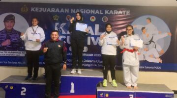 Prajurit Wanita Lantamal I Raih Emas di Kejurnas Karate Kasal Cup IV 2025