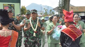 Jelang Sertijab, Danrem 023/KS Kunker Ke Kodim 0206/Dairi dan Kodim 0205/TK.