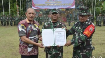 Pgs Danrem 023/KS Tutup TMMD ke-126 di Wilayah Kodim 0211/TT.