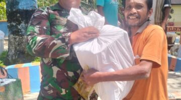 Personil TNI AD Tembus Desa Terisolir Pasca Bencana, Salurkan Bantuan Pangdam I/BB Untuk Masyarakat.