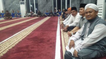Sambut Ramadhan Santri Pesantren Musthafawiyah Purba Baru, Peringati Isra Mi’raj 1447 Hijriah Di Masjid Agung AL-Muslimin Pandan.