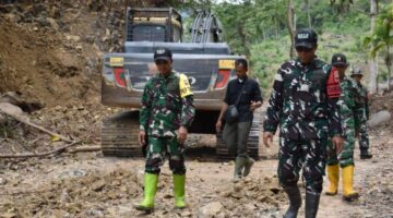 Danrem 023/KS, Tinjau Pelaksanaan TMMD Ke 127 Di Desa Sangkunur, Pastikan Tepat Sasaran.