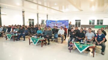Korem 023/KS Gelar Nobar Gembira Piala Dunia Bersama Masyarakat Di Tiga Lokasi.