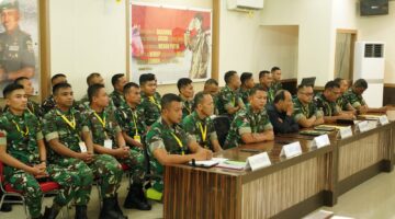 Danrem 023/KS, Pimpin Penandatanganan Fakta Integritas Penerimaan Caba dan Gel III Tahun 2026
