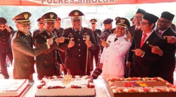 Danrem 023/KS Hadiri Peringatan Hari Bhayangkara ke 80.
