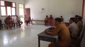 Plt. Camat Tanah Masa, Pimpin Rapat Pembentukan Panitia HUT Kemerdekaan RI ke-81