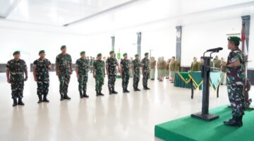 Danrem 023/KS Pimpin Sertijab Dandim,” Ingatkan Jabatan Adalah Amanah Yang Harus Di Pertanggung Jawabkan “.