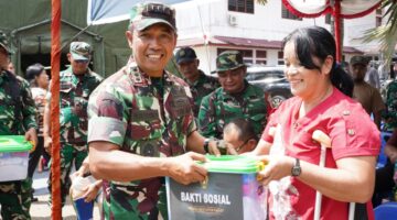 Danrem 023/KS Tutup Secara Resmi Karya Bakti TNI AD Untuk Rakyat di Kepulauan Nias,”Tinggalkan Manfaat Bagi Masyarakat”.