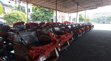 220 Becak Listrik Bantuan Presiden Prabowo Segera Dibagikan untuk Abang Becak Lansia di Sumedang.