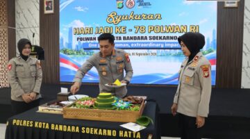 Polresta Bandara Soetta Gelar HUT Polwan Ke-78 Penuh Khidmat
