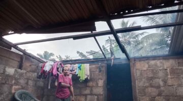 Puting Beliung Porak-Porandakan Desa Hili Geho Sogawu, Rumah dan Perahu Nelayan Rusak