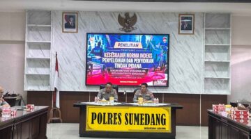 Puslitbang Polri Gelar Penelitian di Polres Sumedang, Kaji Kesesuaian Anggaran Penyelidikan dan Penyidikan.